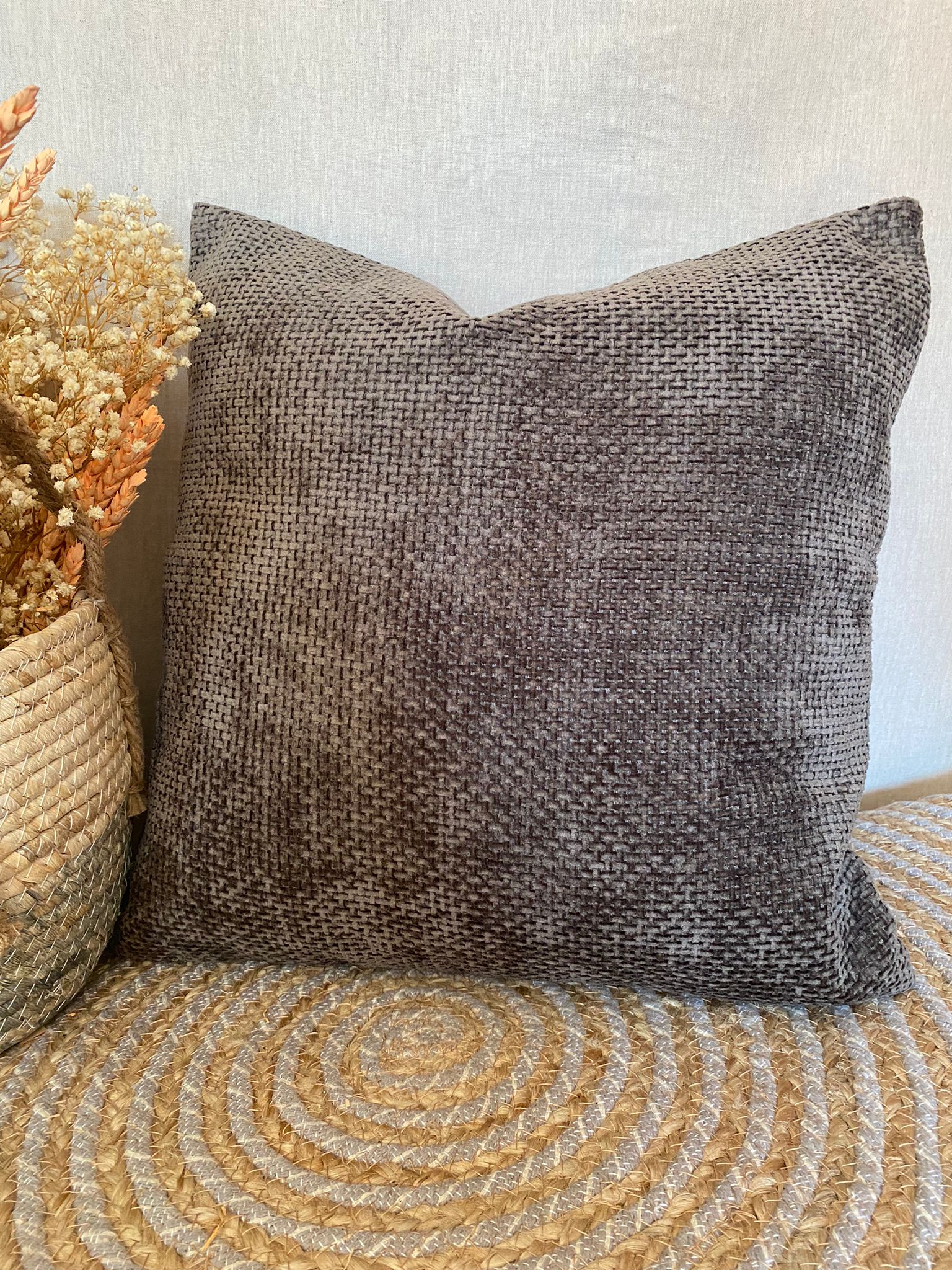 Fundas de cojines de chenilla super suave