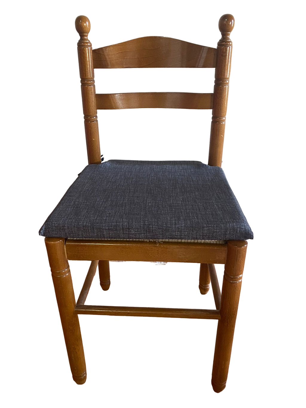 Asiento para silla de cocina con cintas , Fabricado en España