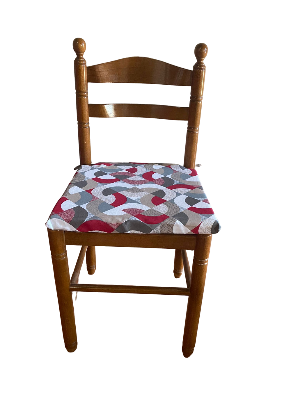 Asiento para silla de cocina con cintas , Fabricado en España