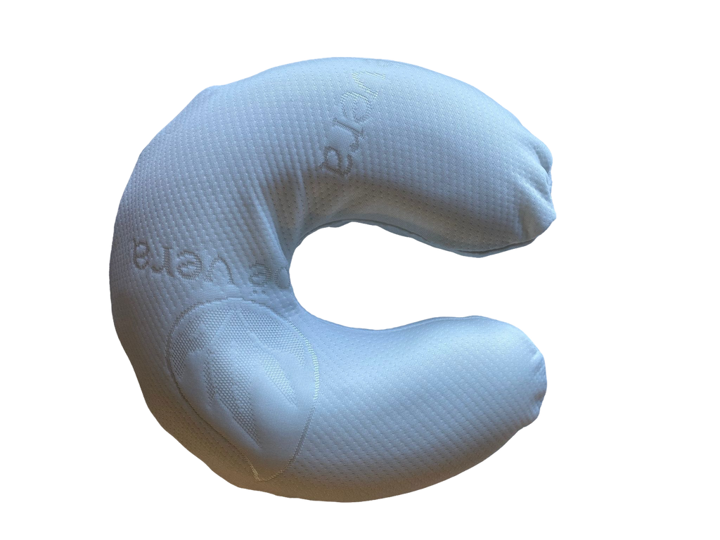 Almohada Cervical Viscoelástica Aloe Vera- Soporte Ergonómico para Cuello, Viajes y sofá