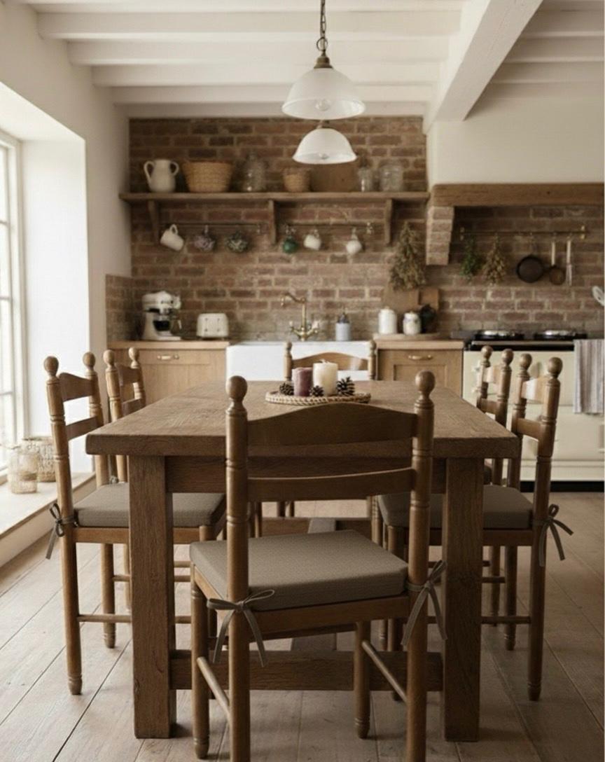 Asiento para silla de cocina con cintas , Fabricado en España